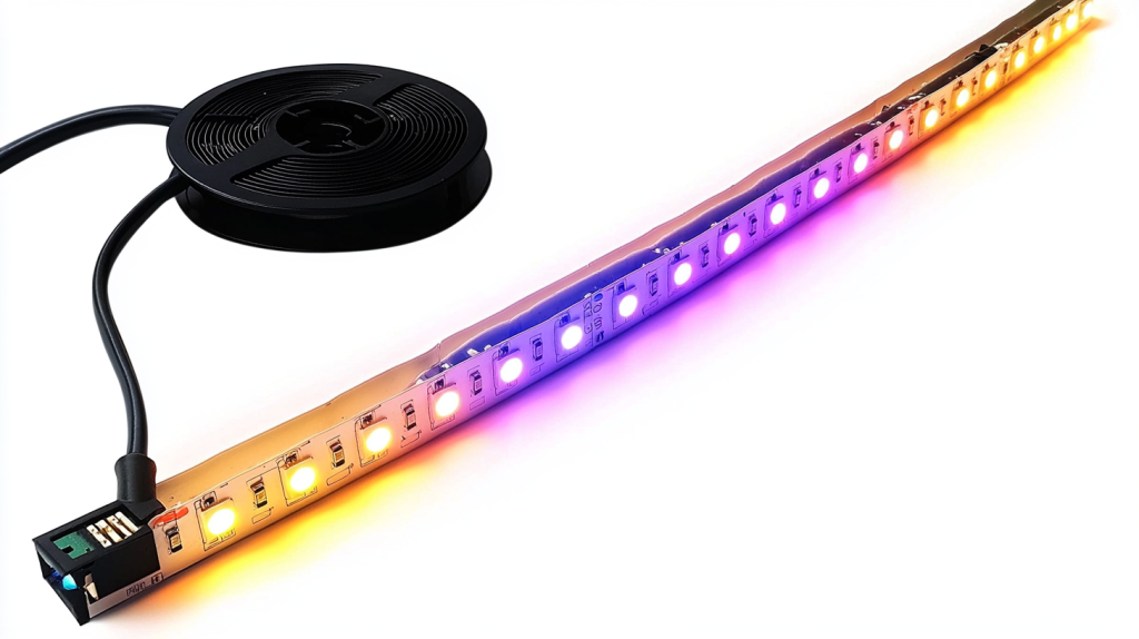 taśma led z zasilaniem